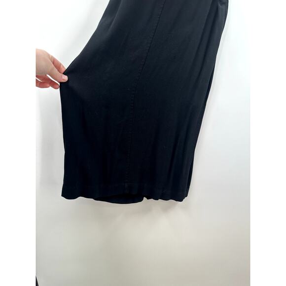 Madewell Black Heather Button-Front Dress Size Extra Extra Small - Picture 8 of 9